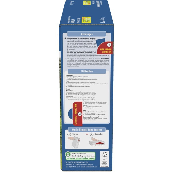 DCM Tuinmest | DCM | 3 kg (40 m², Universeel) 1003783 K170505101 - 3