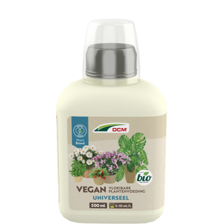 DCM Vegan plantenvoeding | DCM | 0.5 liter (Universeel, Vloeibaar, Bio-label) 1005976 K170505370 - 2
