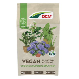 DCM Vegan plantenvoeding | DCM | 1 kilo (Groene en bloeiende planten, 9 m², MINIGRAN® technologie, Bio-label) 1005983 K170505366 - 2
