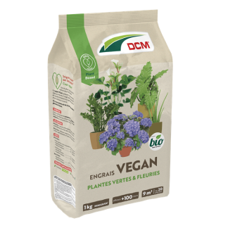 DCM Vegan plantenvoeding | DCM | 1 kilo (Groene en bloeiende planten, 9 m², MINIGRAN® technologie, Bio-label) 1005983 K170505366