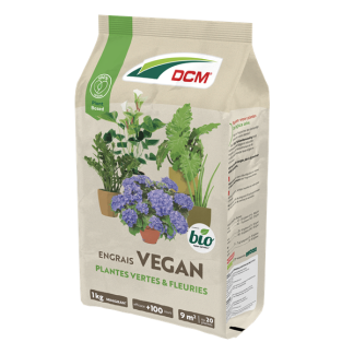 DCM Vegan plantenvoeding | DCM | 1 kilo (Groene en bloeiende planten, 9 m², MINIGRAN® technologie, Bio-label) 1005983 K170505366 - 