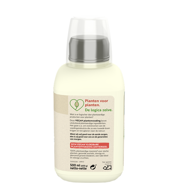 DCM Vegan plantenvoeding | DCM | 500 ml (Universeel, Vloeibaar, Bio-label) 1005976 K170505370 - 4