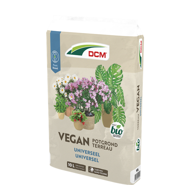 DCM Vegan potgrond | DCM | 10 liter (Universeel, Bio-label, Turfvrij) 1005986 K170505368 - 3