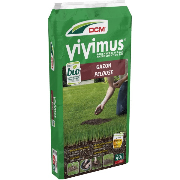 Vivimus bodemverbeteraar | DCM | 40 liter (Gazon, Bio-label)