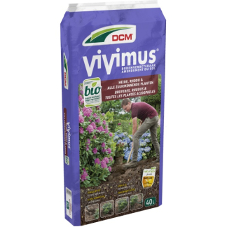 DCM Vivimus bodemverbeteraar | DCM | 40 liter (Zuurminnende planten, Bio-label) 1000552 K170505148 - 