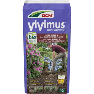 DCM Vivimus bodemverbeteraar | DCM | 40 liter (Zuurminnende planten, Bio-label) 1000552 K170505148 - 