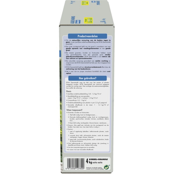 DCM Zeewierkalk | DCM | 4 kg (50 m², Korrels, Bio-label) 1003451 K170505173 - 5