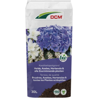 DCM Zuurminnende planten potgrond | DCM | 30 liter (Bio-label) 1004504 K170505126 - 