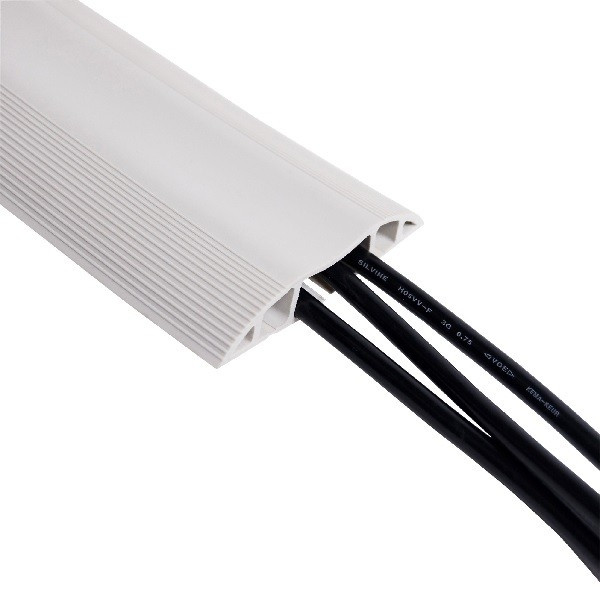 Kabelgoot vloer Dataflex | 150 x 8.3 x 1.5 cm (6 kabels, Wit)