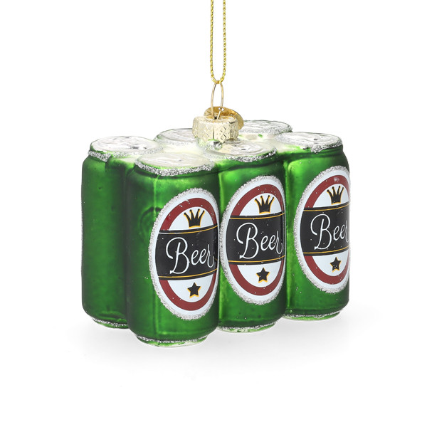 Decoris 6-pack bier ornament | Decoris (Glas) 120543 K151000932 - 2