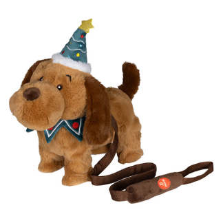 Decoris Bewegende hond | Decoris | 12 x 28 x 31 cm (Batterijen, Riem) 549967 K151001862