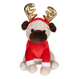 Decoris Bewegende pug | Decoris | 19 x 22 x 25 cm (Batterijen) 549953 K151001861