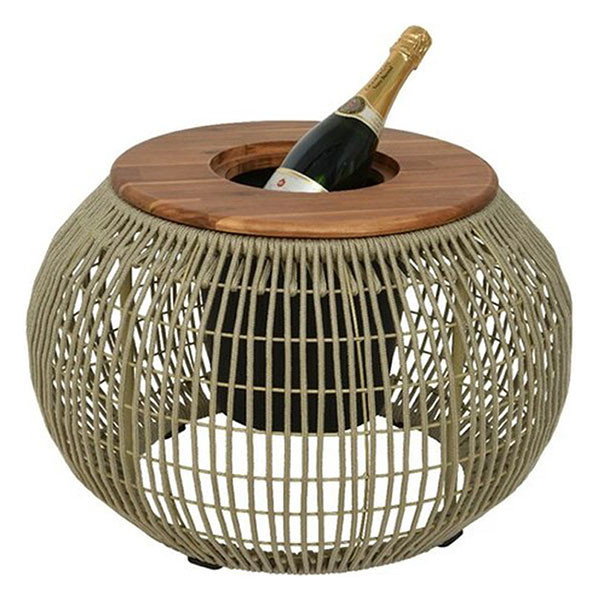 Decoris Bijzettafel tuin | Decoris | Rond (Ø 58 x 37 cm, Beige) 841018 K170104784 - 4
