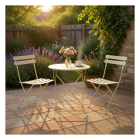 Decoris Bistroset | Decoris | 3-delig (Inklapbaar, Staal, Beige) 889963 K170105811 - 6