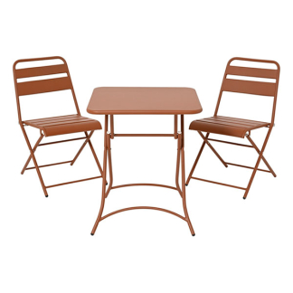 Decoris Bistroset | Decoris | 3-delig (Inklapbaar, Staal, Bruin) 843841 K170105808