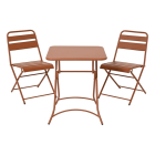 Decoris Bistroset | Decoris | 3-delig (Inklapbaar, Staal, Bruin) 843841 K170105808 - 1