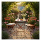 Decoris Bistroset | Decoris | 3-delig (Inklapbaar, Staal, Bruin) 889965 K170105813 - 6