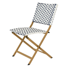 Decoris Bistroset | Decoris | 3-delig (Inklapbaar, Wicker, Blauw) 806479 K170105806 - 2