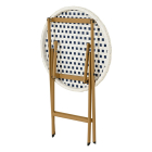 Decoris Bistroset | Decoris | 3-delig (Inklapbaar, Wicker, Blauw) 806479 K170105806 - 5