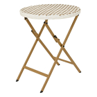 Decoris Bistroset | Decoris | 3-delig (Inklapbaar, Wicker, Wit) 806482 K170105807 - 3