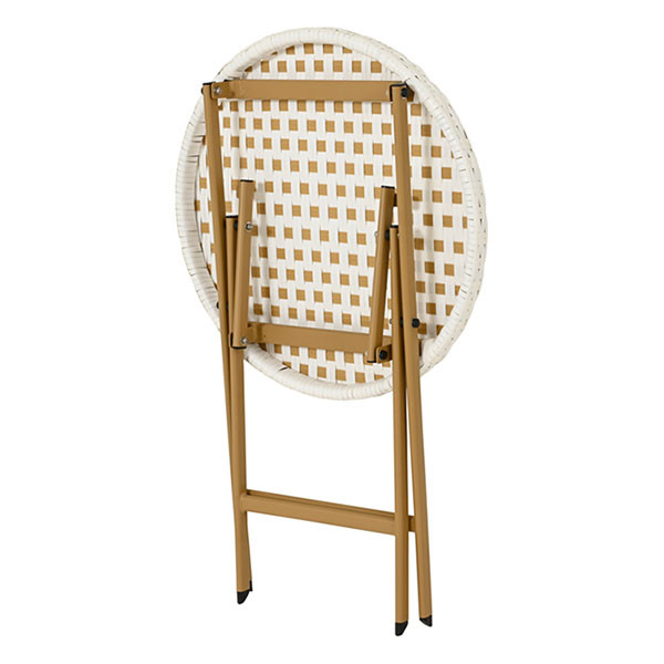 Decoris Bistroset | Decoris | 3-delig (Inklapbaar, Wicker, Wit) 806482 K170105807 - 5