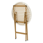 Decoris Bistroset | Decoris | 3-delig (Inklapbaar, Wicker, Wit) 806482 K170105807 - 5