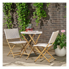 Decoris Bistroset | Decoris | 3-delig (Inklapbaar, Wicker, Wit) 806482 K170105807 - 7