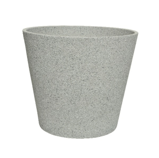 Decoris Bloempot | Decoris | Ø 30 cm (Polystone, Binnen/Buiten, Lichtgrijs) 851217 K170203570