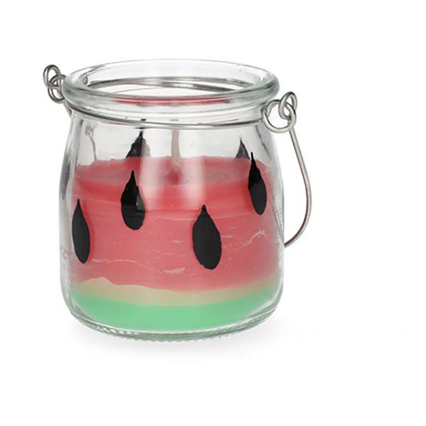 Decoris Citronella kaars | Decoris (Watermeloen pot) 835380 K170105490 - 1