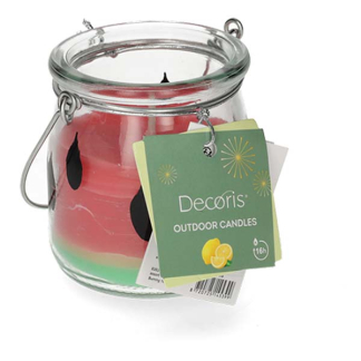 Decoris Citronella kaars | Decoris (Watermeloen pot) 835380 K170105490 - 3