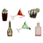 Decoris Cocktail kerst ornament | Decoris | Set van 6 (Kunststof) 26405 K151001683 - 2