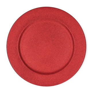 Decoris Decoratiebord | Decoris | Ø 33 cm (Glitter, Rood) 216393 K151001063 - 2