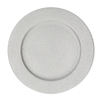 Decoris Decoratiebord | Decoris | Ø 33 cm (Glitter, Zilver) 216392 K151001062 - 2