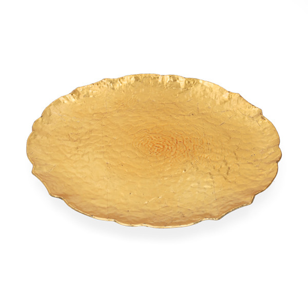 Decoris Decoratiebord | Decoris | Ø 33 cm (Metaallook, Goud) 708308 K151001064 - 1