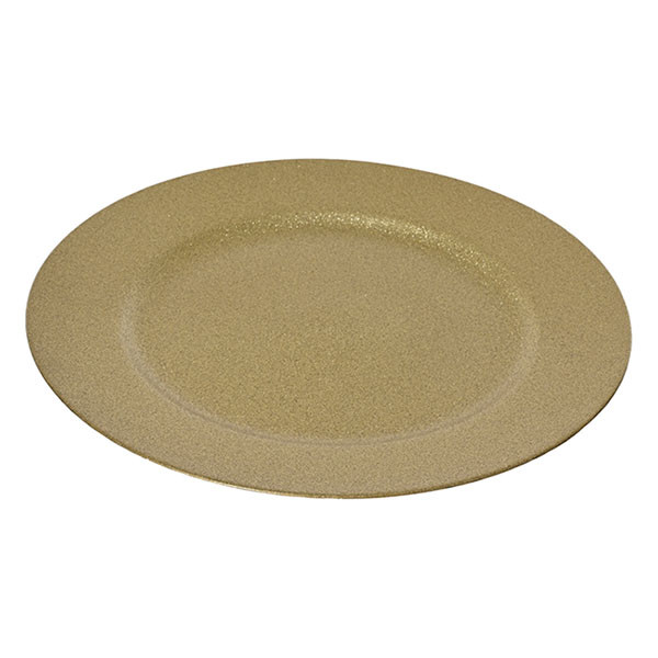 Decoris Decoratiebord | Decoris | ⌀ 33 cm (Glitter, Goud) 216391 K151001061 - 1