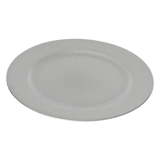 Decoris Decoratiebord | Decoris | ⌀ 33 cm (Glitter, Zilver) 216392 K151001062