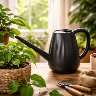 Decoris Gieter | Decoris | 2 liter (Kunststof, Zwart) 809713 K170105760 - 2