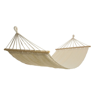 Decoris Hangmat | Decoris | 200 x 100 cm (Beige, Polyester, 100% FSC-hout) 841765 K170105796