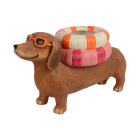 Decoris Honden beeld | Decoris | 52 cm (Met zwembril en zwembanden, Magnesium) 891596 K170105720 - 1