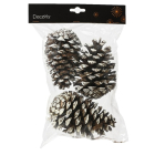 Decoris Kerst ornament | Dennenappels | 3 stuks 707396 K151000605 - 2
