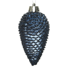 Decoris Kerst ornamenten | Dennenappels | 6 stuks (Blauw) 028607 K151000451 - 2