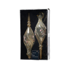 Decoris Kerst ornamenten | IJspegel | 2 stuks (23 cm, Glas) 070041 K150304037 - 1