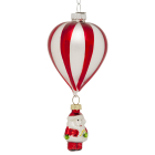 Decoris Kerst ornamenten | Parachute (Wit/Rood) 125655 K151000614 Decoris Kerst ornamenten | Parachute (Wit/Rood) 125655 K151000614