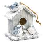 Decoris Kerst ornamenten | Vogelhuisje (15 cm) 523725 K151000618 - 1
