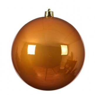 Decoris Kerstbal | Ø 14 cm (Amber) 022407 K151000486 - 