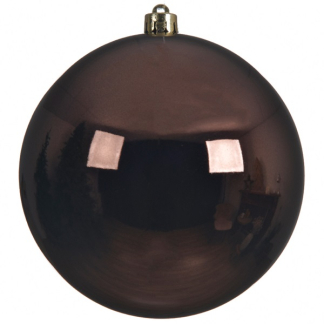 Decoris Kerstbal | Ø 14 cm (Bruin) 022276 K151000459 - 