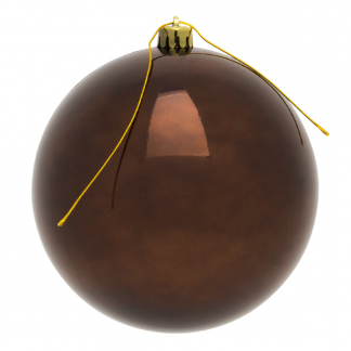 Decoris Kerstbal | Ø 14 cm (Bruin) 022276 K151000459 - 