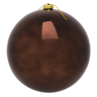 Decoris Kerstbal | Ø 20 cm (Bruin) 022431 K151000460 - 1