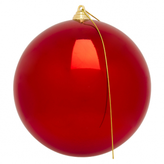 Decoris Kerstbal | Ø 20 cm (Rood) 022417 K151000416 - 