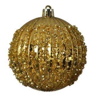 Decoris Kerstbal | Ø 8 cm (Goud) 029310 K150304036 - 